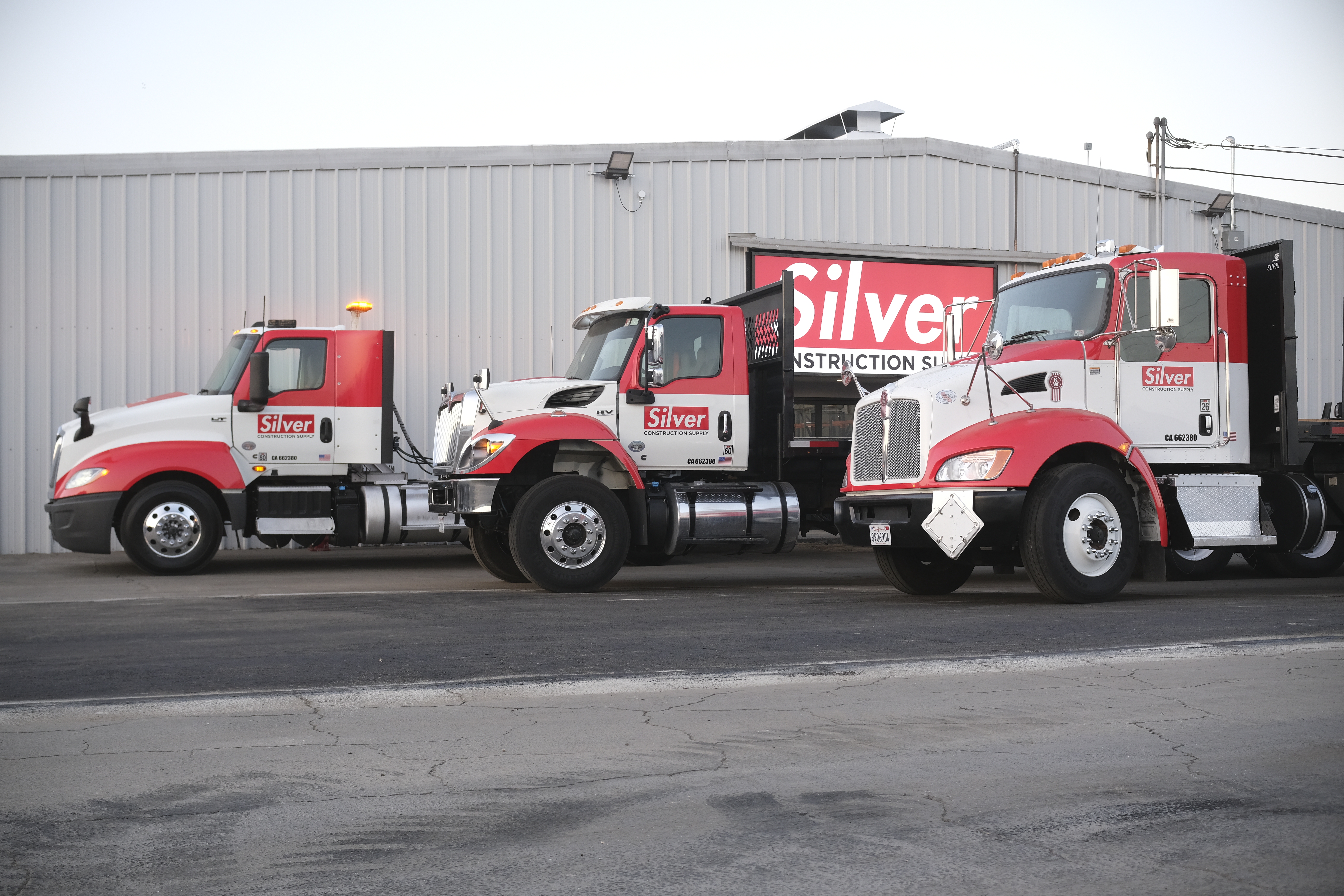 Construction team at work